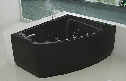 Vision indespa 182 cm venstredrejet i sort - Billede 2