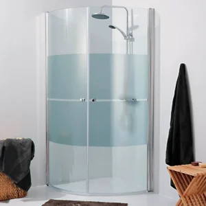 Classic afrundet brusehjørne 200×80