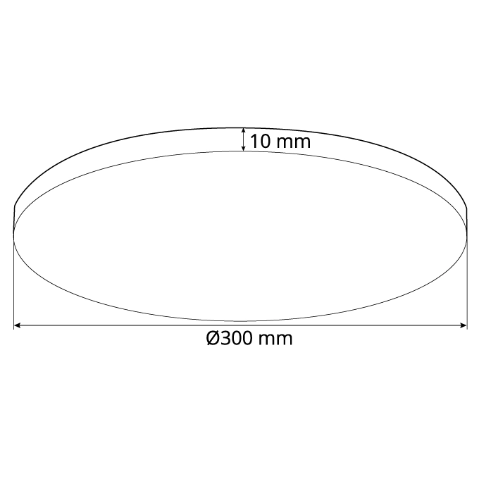 5604_Rainbow brusehoved, rund, 30 cm, poleret_3