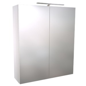 Scandic spejlskab 70x60 med eludtag og LED lys 5453
