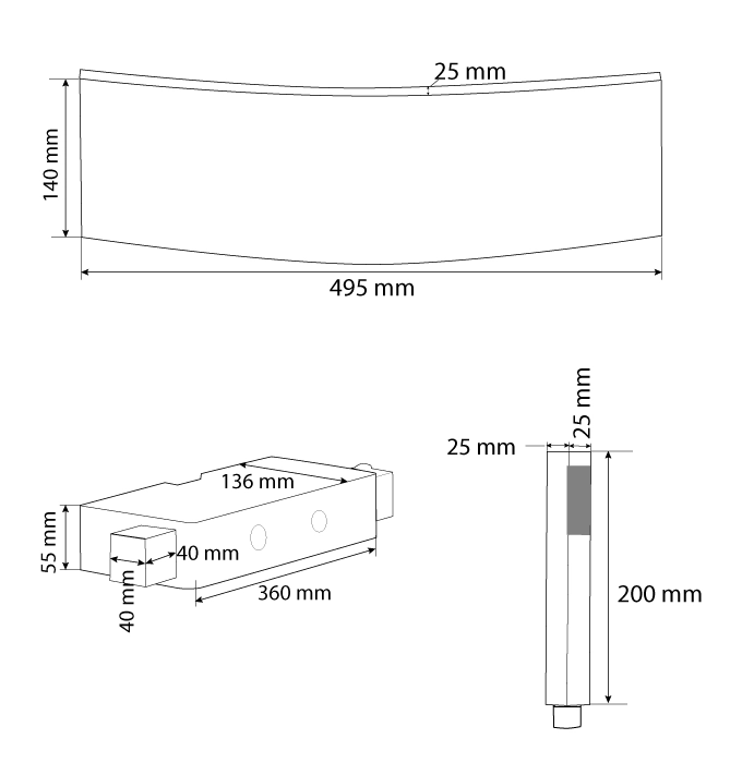Rainbow 3D Shelf bruser - Billede 5